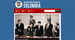 Desktop Screenshot of constitucioncolombia.com